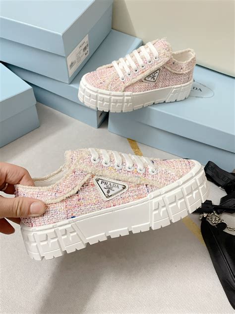 prada wheel gabardine sneakers|prada gabardine sneakers pink.